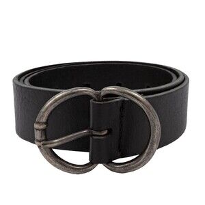 NWT Amsterdam Heritage Vicky BLACK Leather Belt - Sz 90 (M)-35.43 INCHES